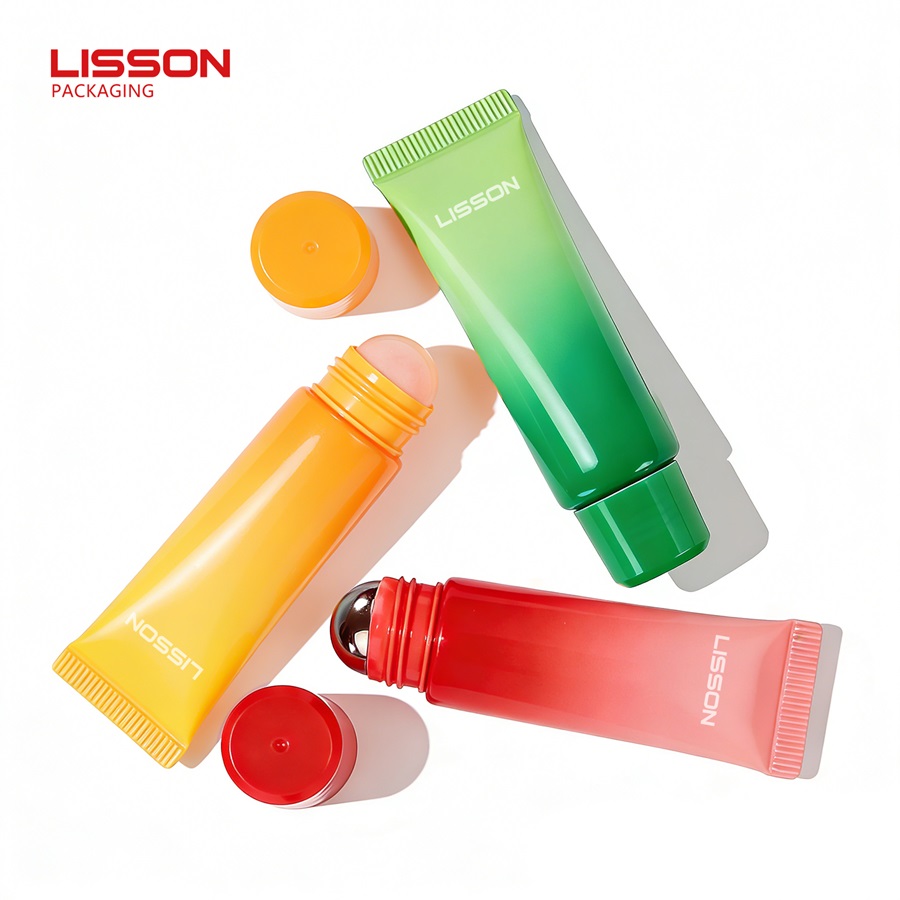 Squeeze Plastic Tube with Stainless Steel Roller Ball