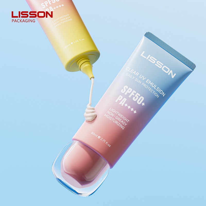 Custom Plastic Cosmetic Tube