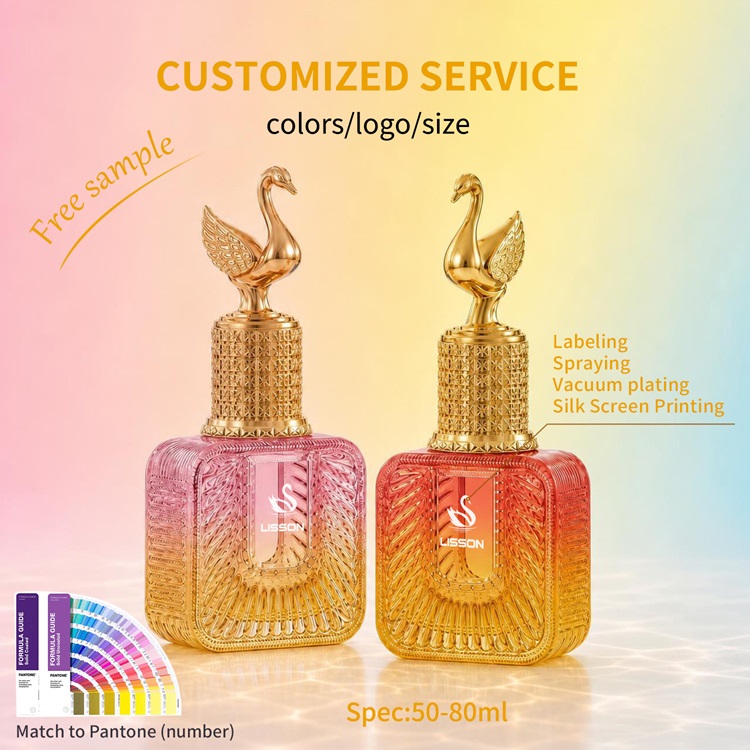 Swan Shape Perfume Bottle