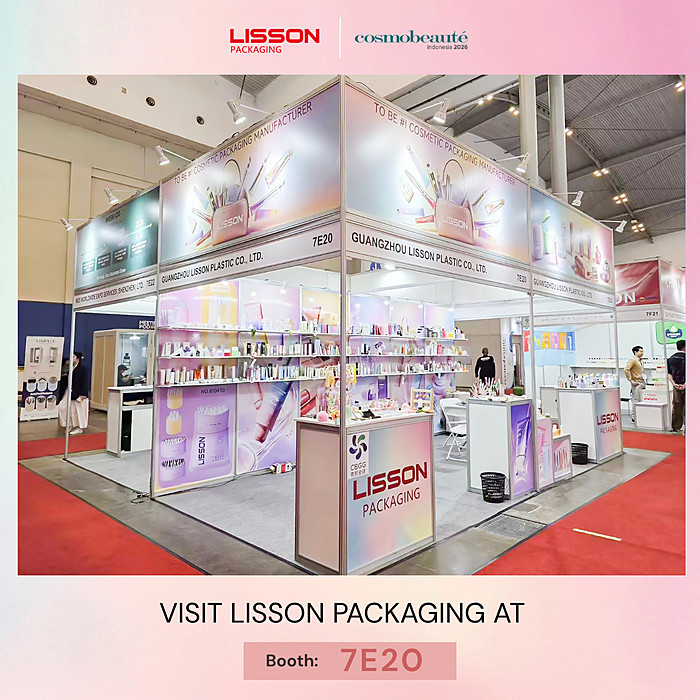 LISSON Packaging Booth 7E20 at Cosmobeauté Indonesia
