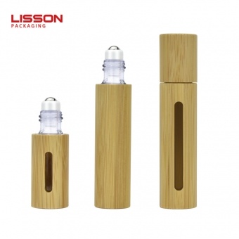 Оптовые продажи 5 мл 10 мл ролик на бутылке из бамбуковой экологически чистой упаковки