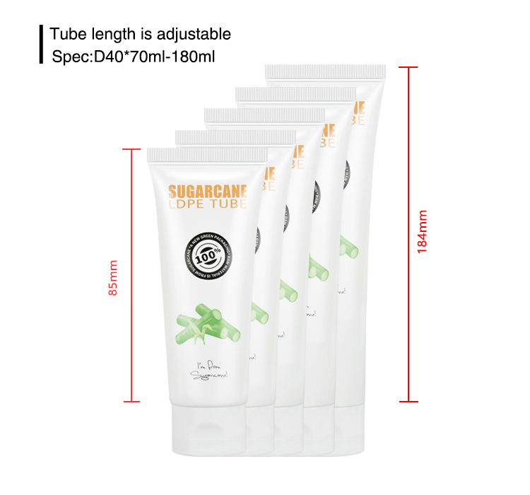  D40 Flip Top Empty Sugarcane Tubes