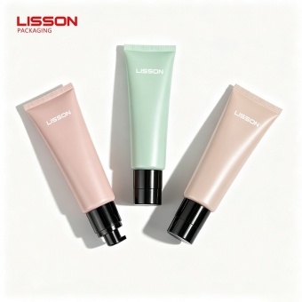 Изготовленная на заказ полузакрытая трубка для безвоздушного насоса D30, косметическая упаковка