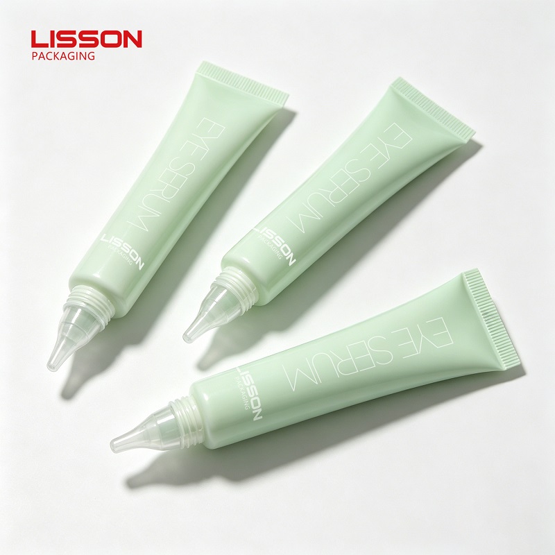 Empty PE Plastic Eye Cream Tube With Dropper