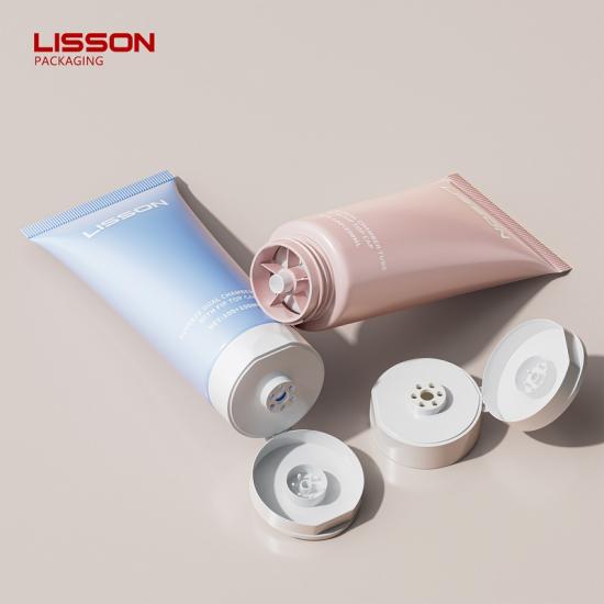 50mm Dual Chamber Cosmetic Tube With Flip Cap