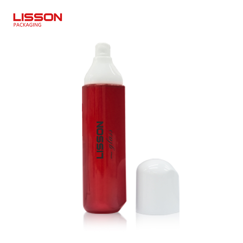 Luxury skincare glass bottle set