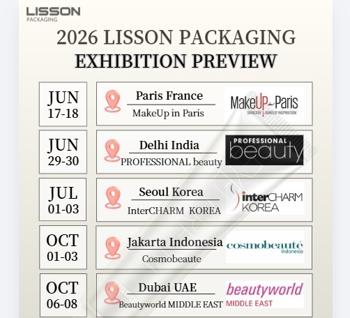 2026 Lisson Packaging Глобальный выставочный тур