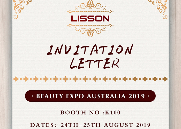 пригласительное письмо для выставки красоты австралия 2019